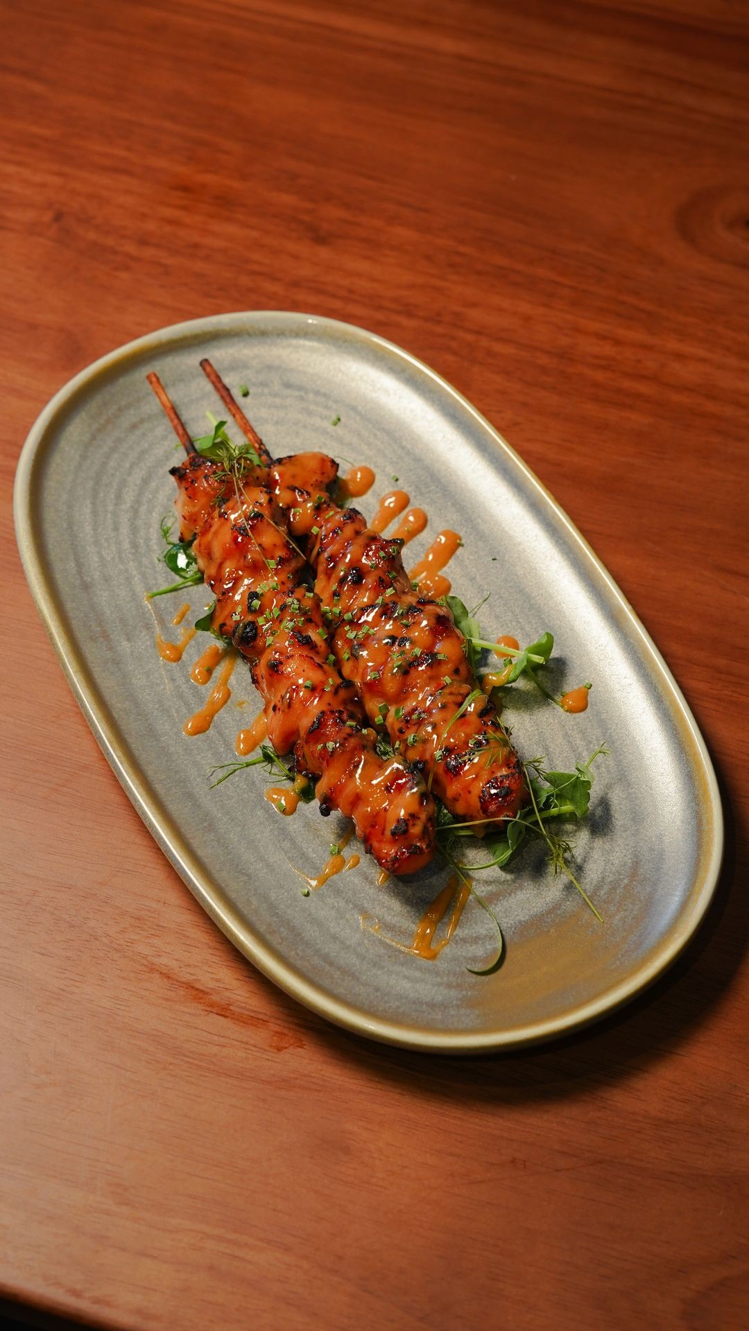 Charred Chicken Skewers