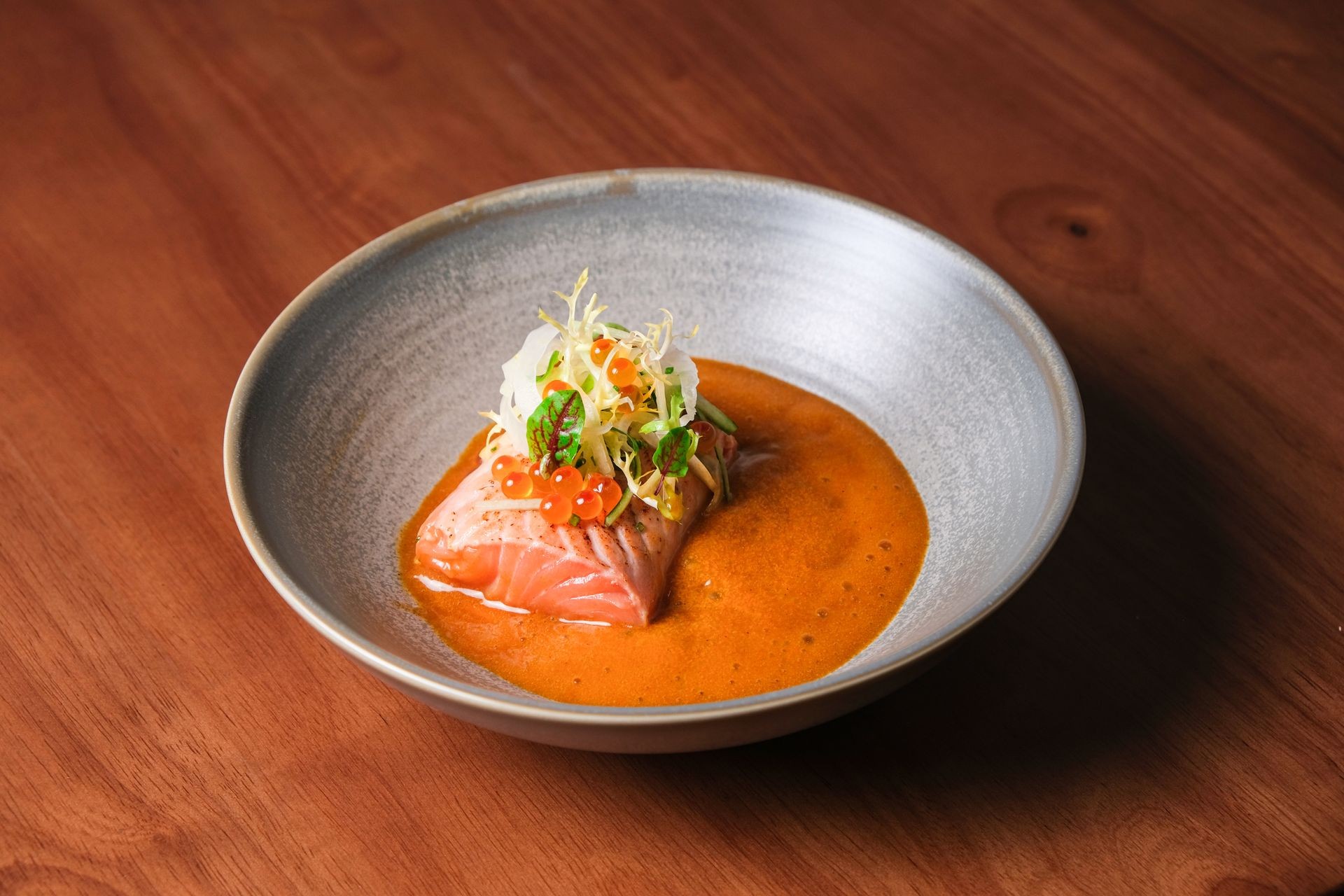 Slow Cooked King Salmon